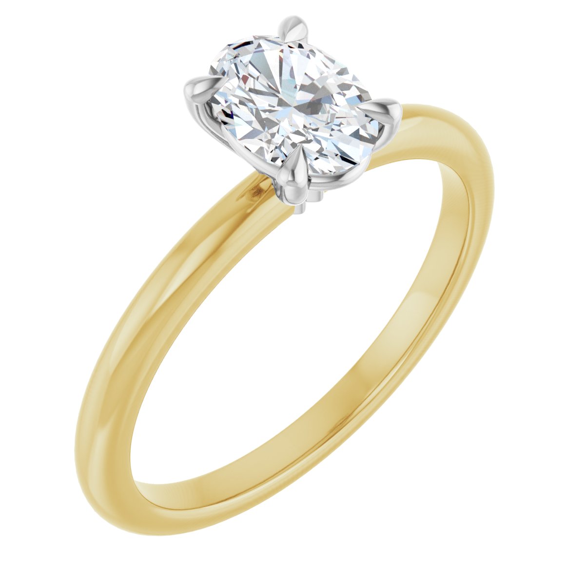Solitaire Claw-Prong Engagement Ring