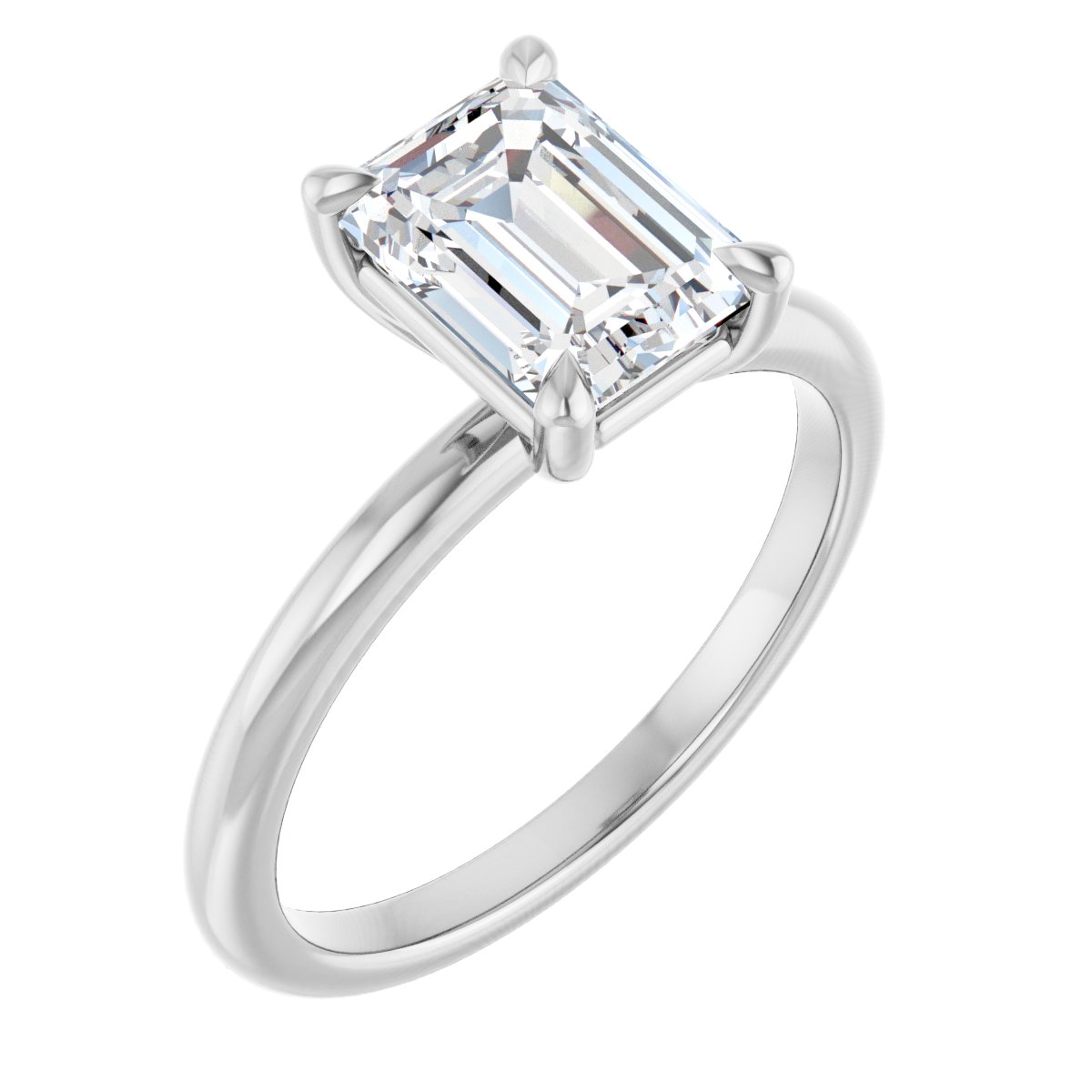 Solitaire Claw-Prong Engagement Ring
