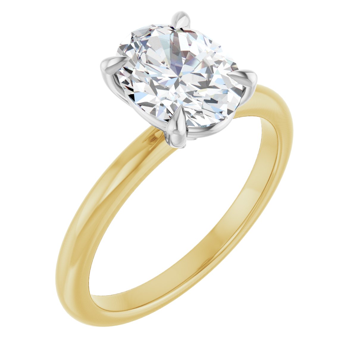 Solitaire Claw-Prong Engagement Ring