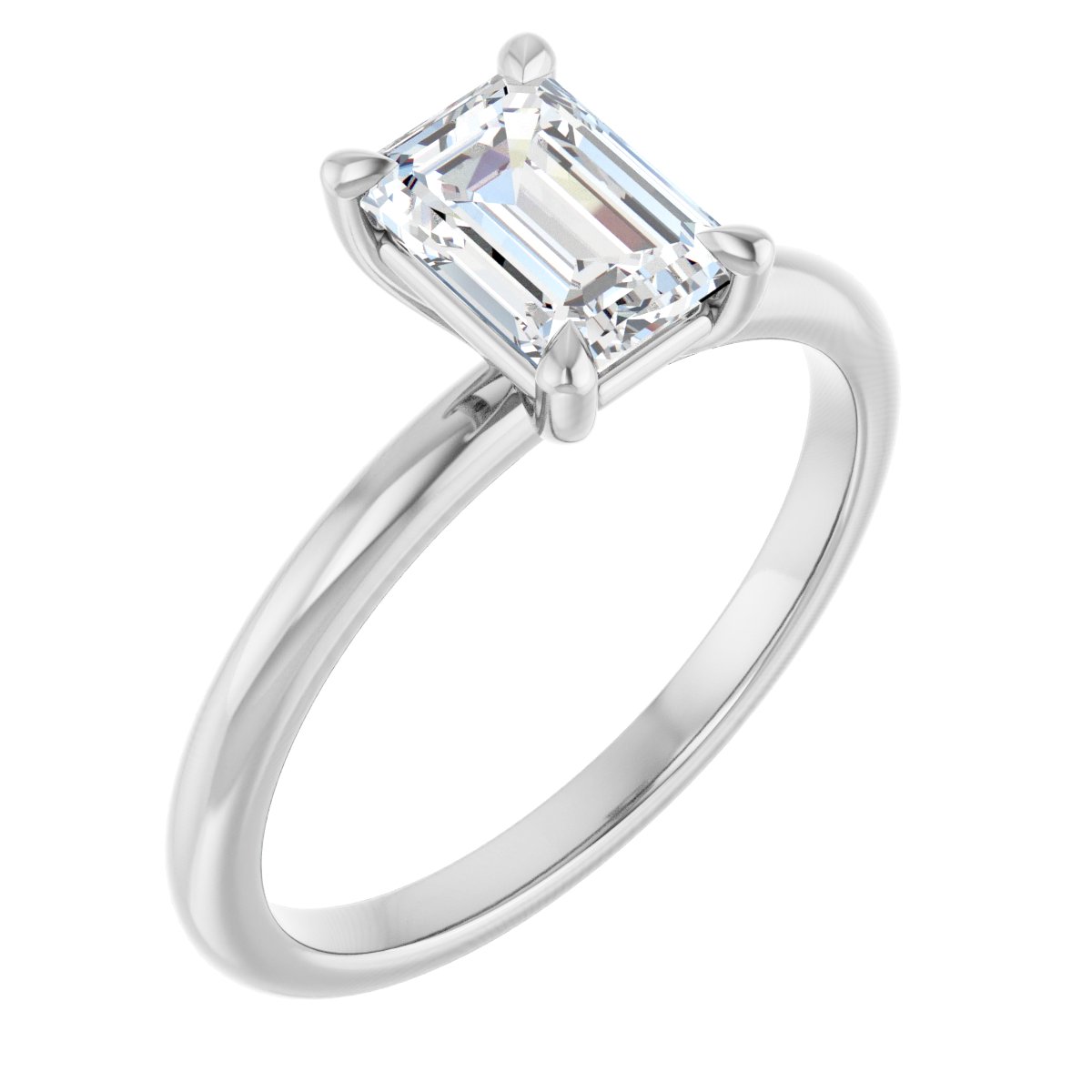Solitaire Claw-Prong Engagement Ring