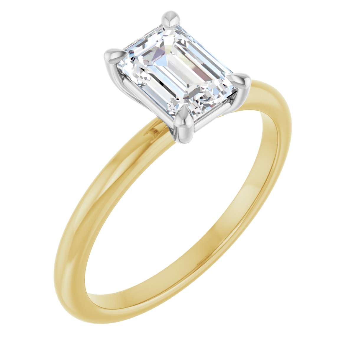 Solitaire Claw-Prong Engagement Ring