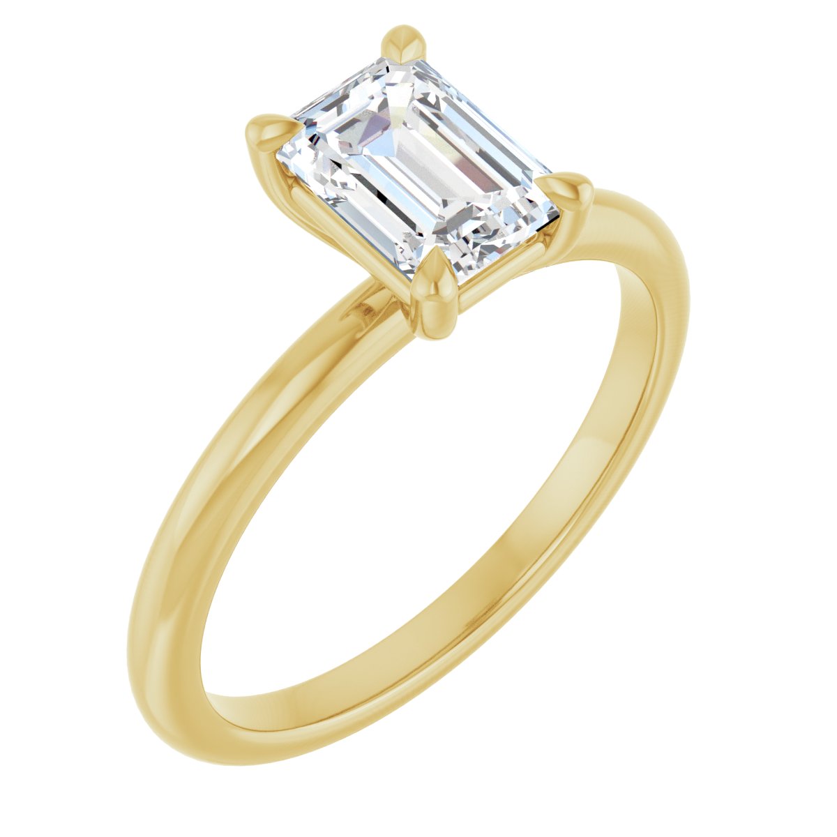 Solitaire Claw-Prong Engagement Ring