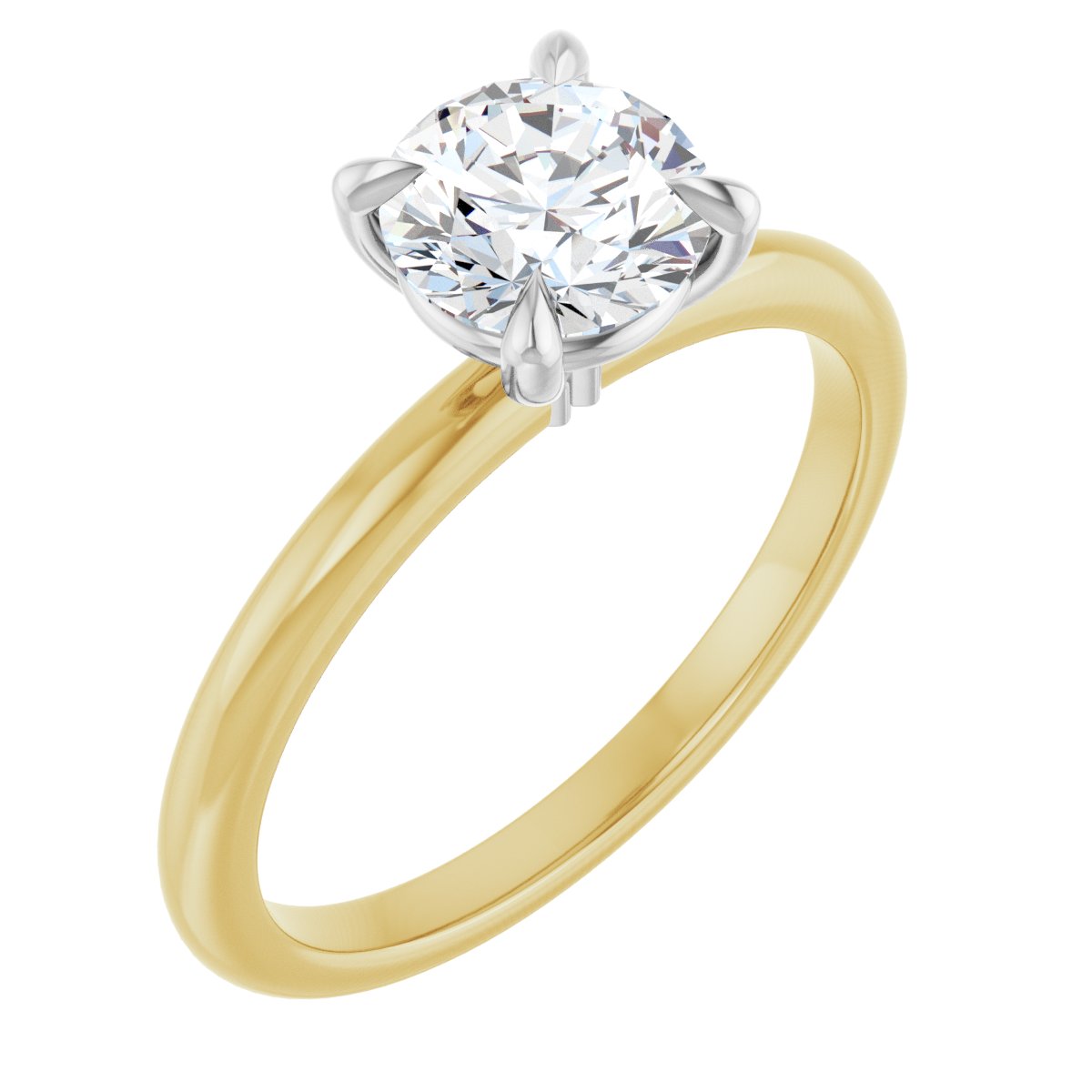 Solitaire Claw-Prong Engagement Ring