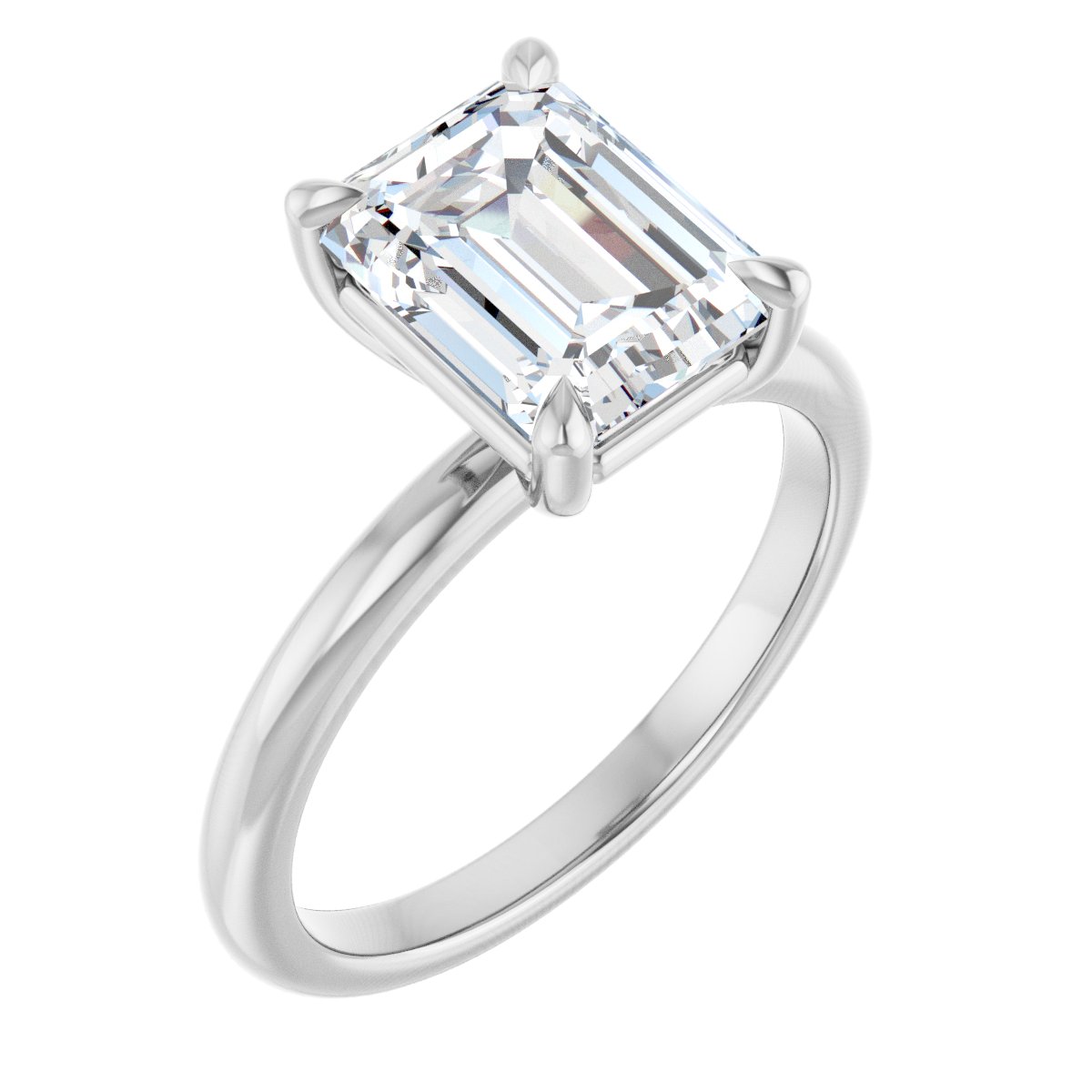 Solitaire Claw-Prong Engagement Ring