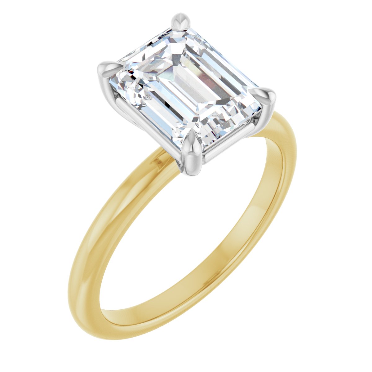 Solitaire Claw-Prong Engagement Ring