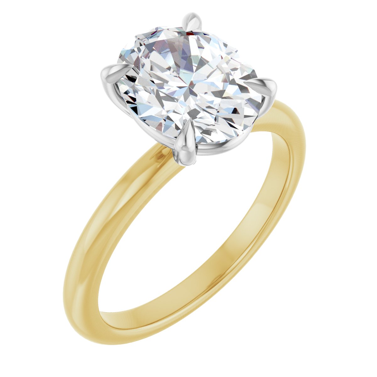 Solitaire Claw-Prong Engagement Ring