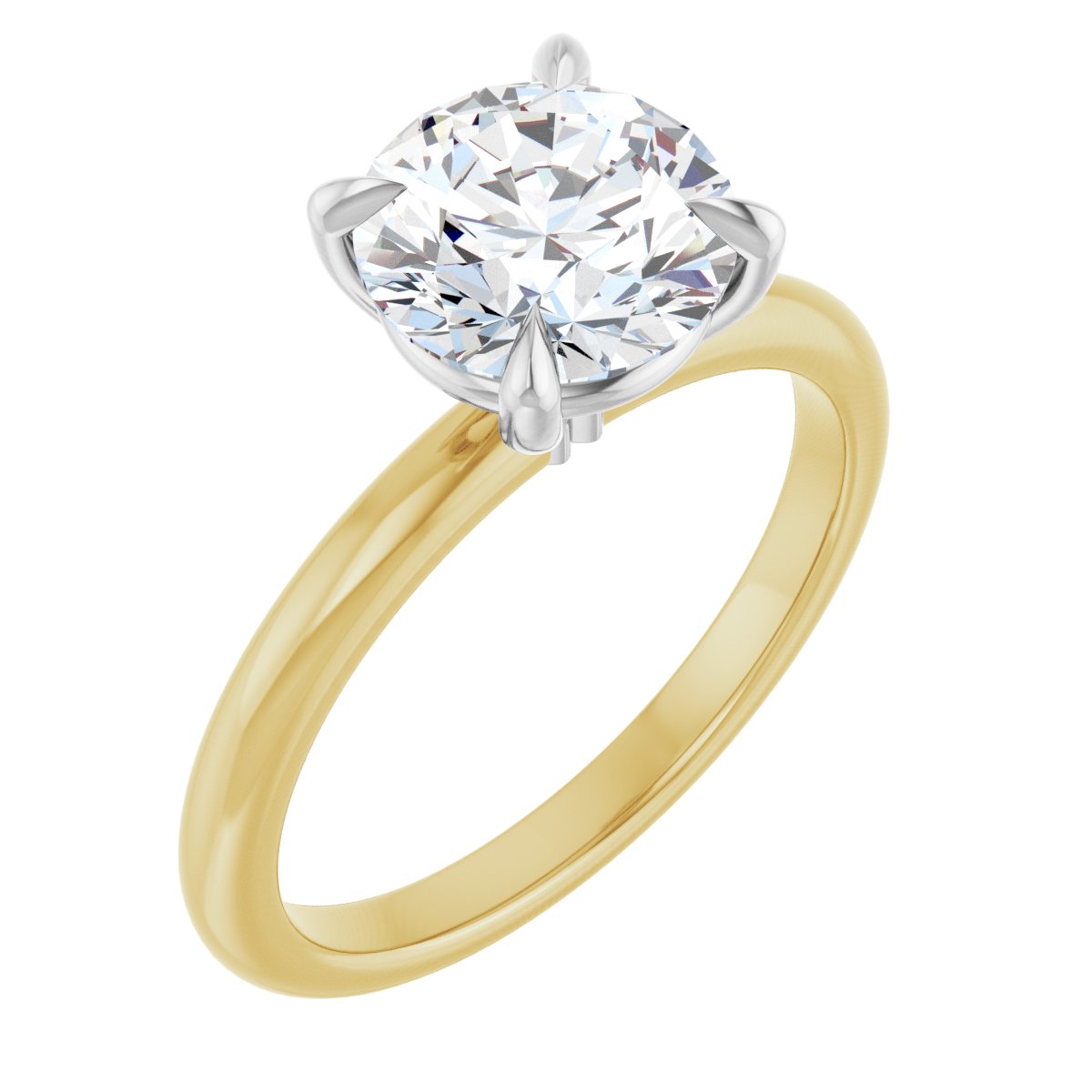 Solitaire Claw-Prong Engagement Ring