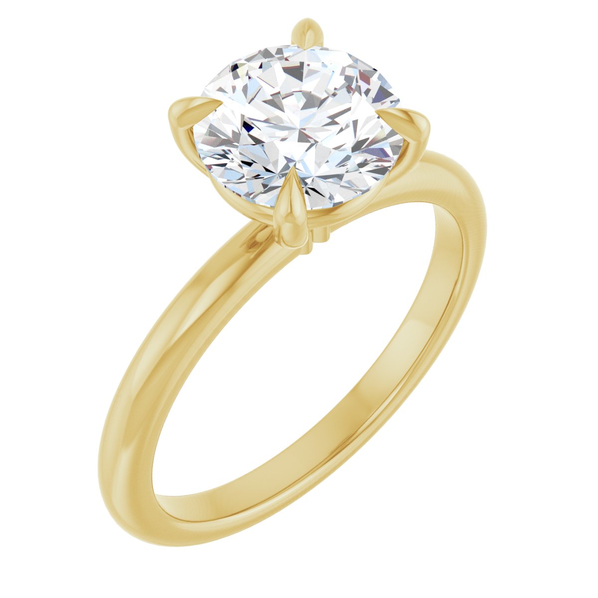 Solitaire Claw-Prong Engagement Ring