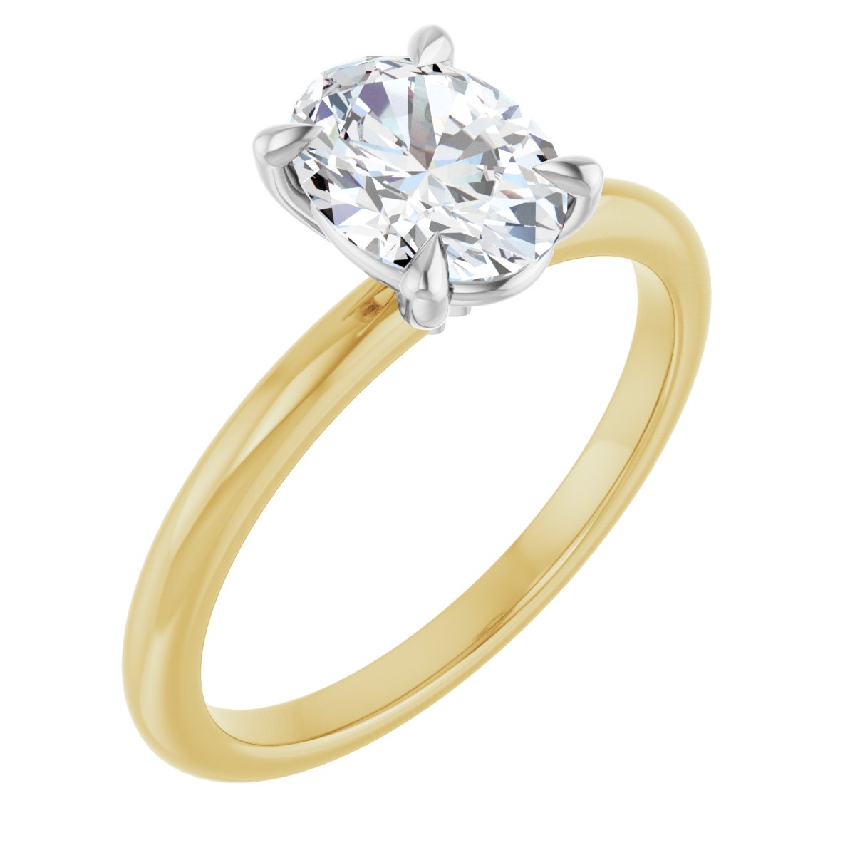 Solitaire Claw-Prong Engagement Ring