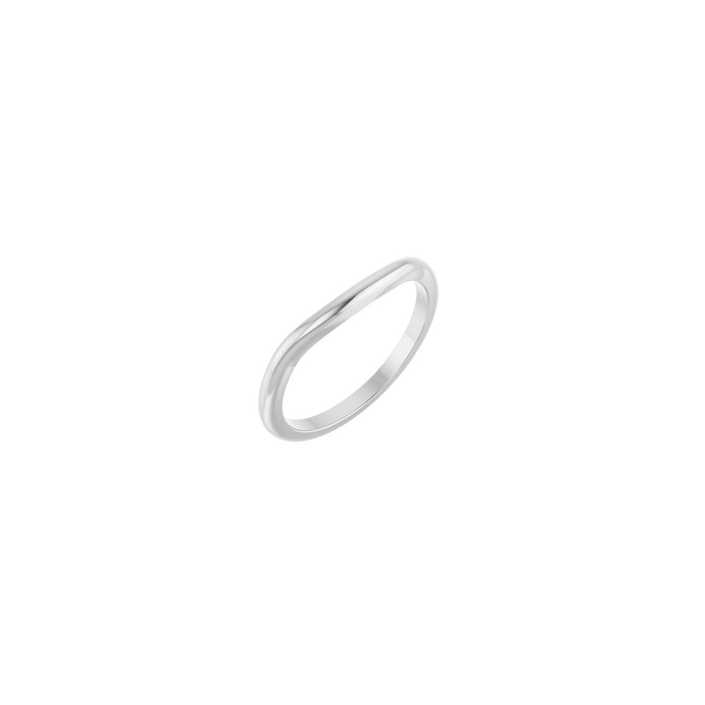Claw-Prong Three-Stone Engagement Ring or Band - 14K White Gold Elongated Cushion