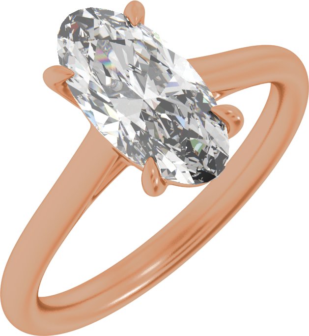 Claw-Prong Solitaire Engagement Ring