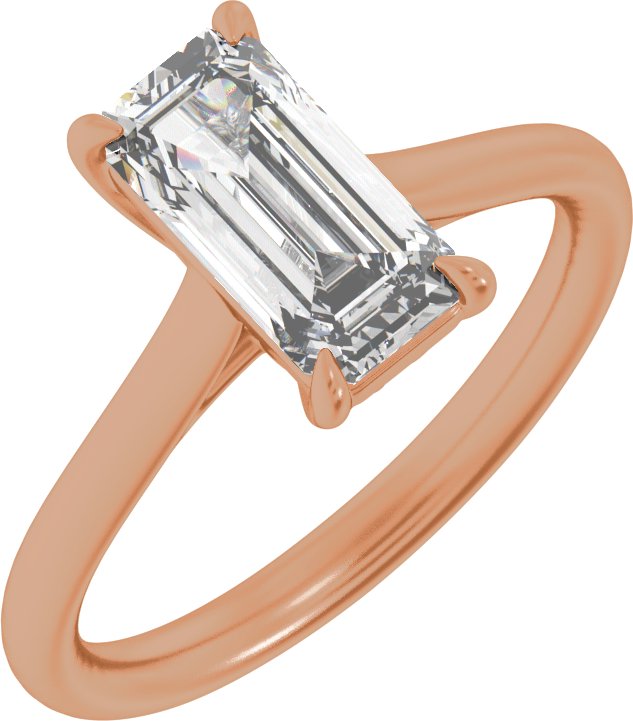 Claw-Prong Solitaire Engagement Ring