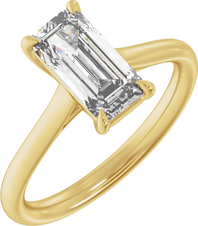 Claw-Prong Solitaire Engagement Ring