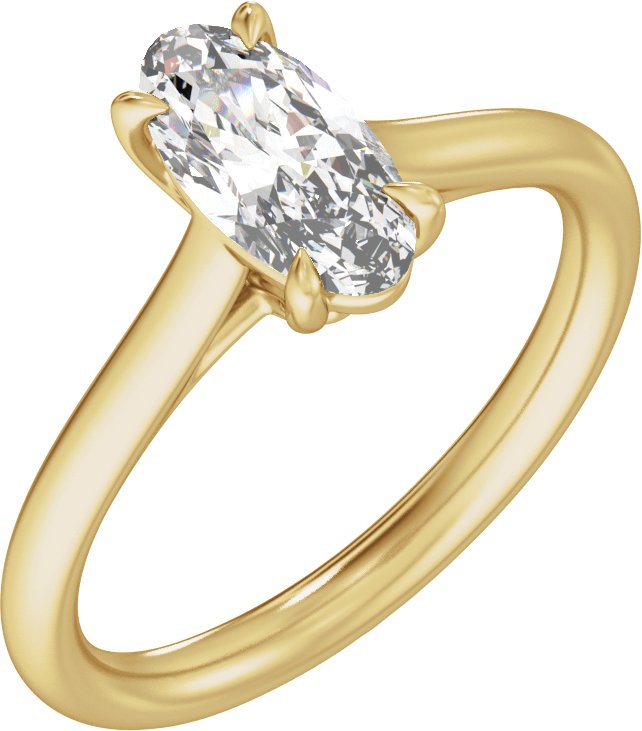 Claw-Prong Solitaire Engagement Ring