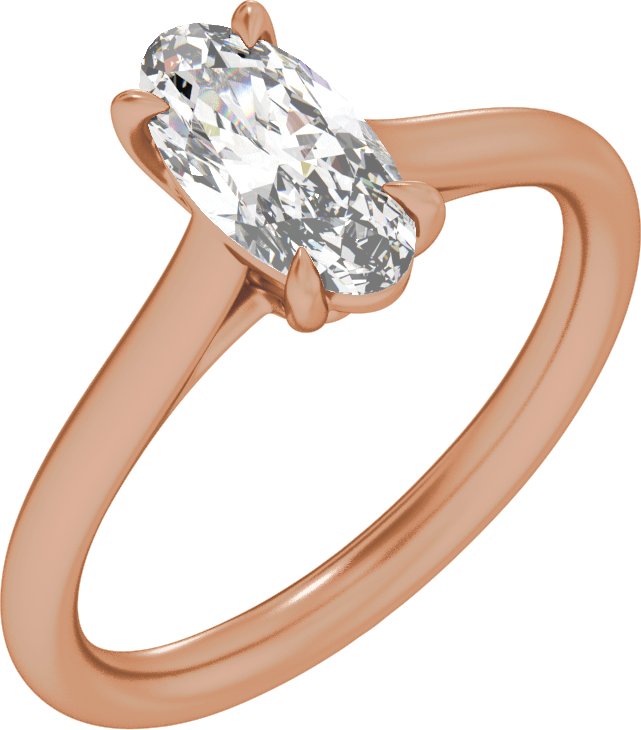 Claw-Prong Solitaire Engagement Ring