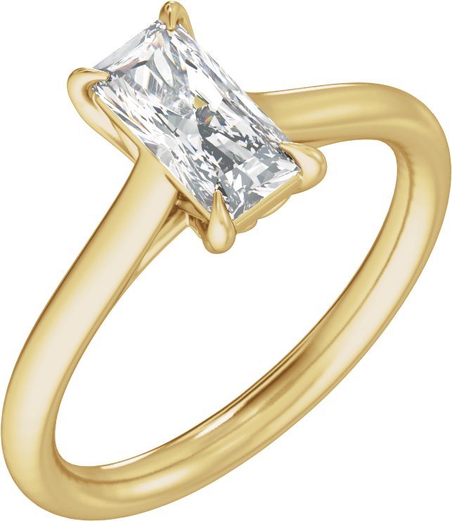 Claw-Prong Solitaire Engagement Ring
