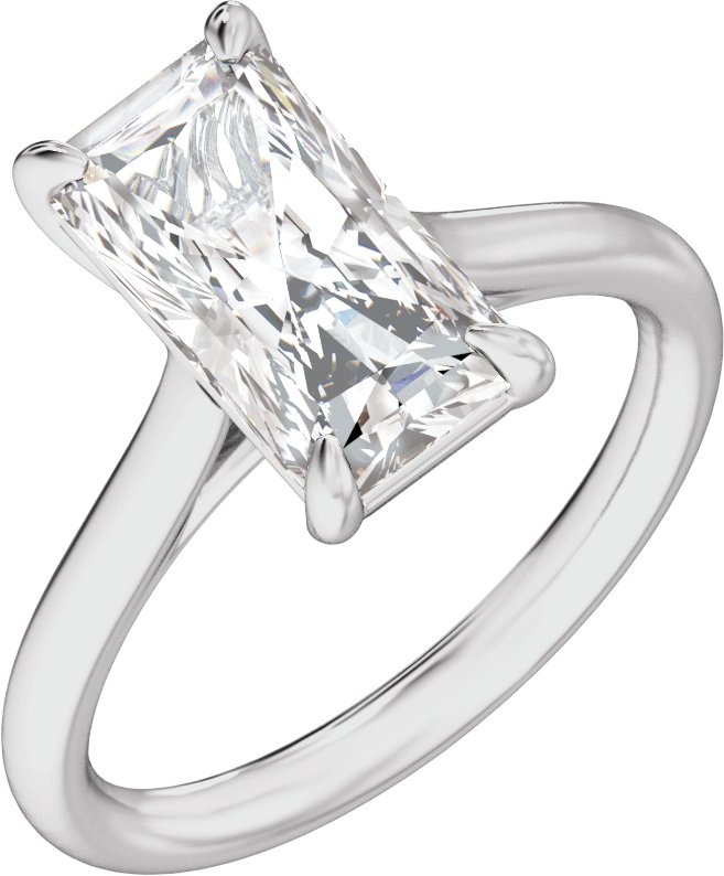 Claw-Prong Solitaire Engagement Ring