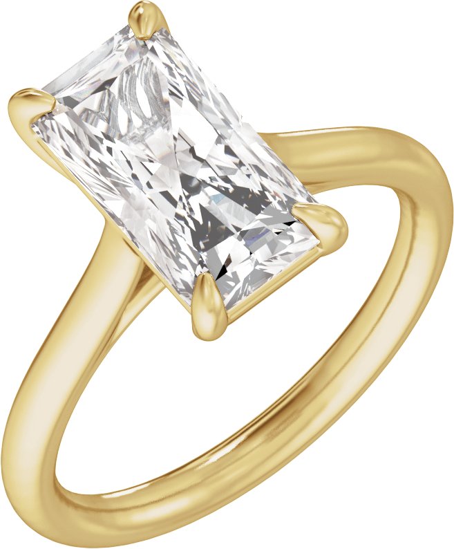 Claw-Prong Solitaire Engagement Ring