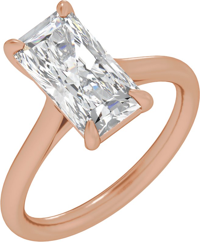 Claw-Prong Solitaire Engagement Ring