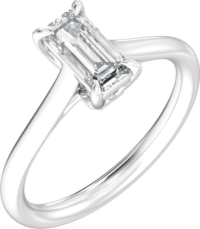 Claw-Prong Solitaire Engagement Ring