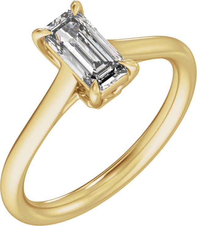 Claw-Prong Solitaire Engagement Ring