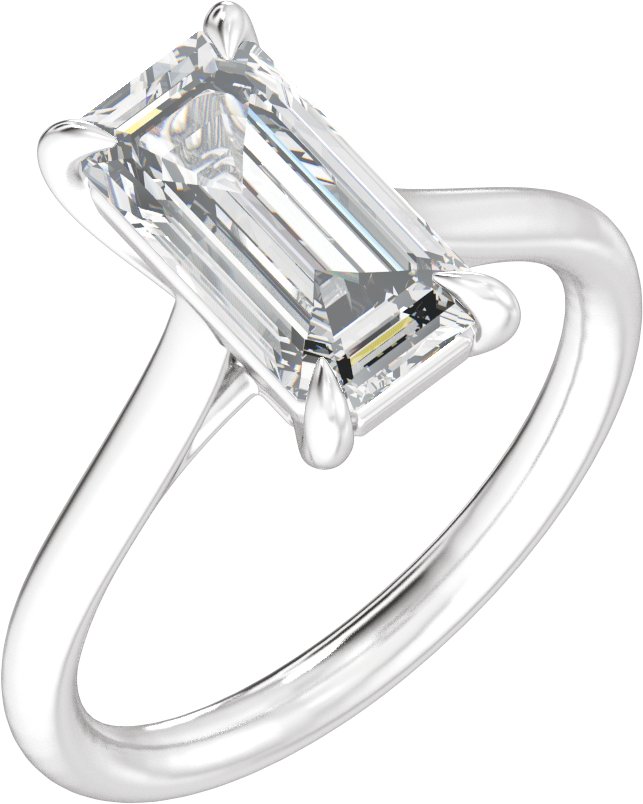 Claw-Prong Solitaire Engagement Ring