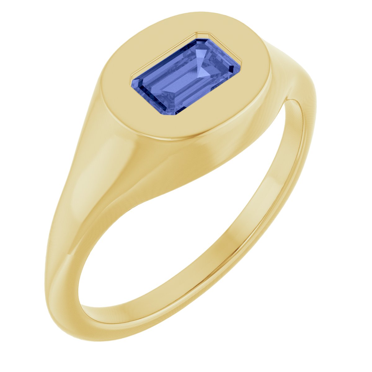 Solitaire Gemstone Ring