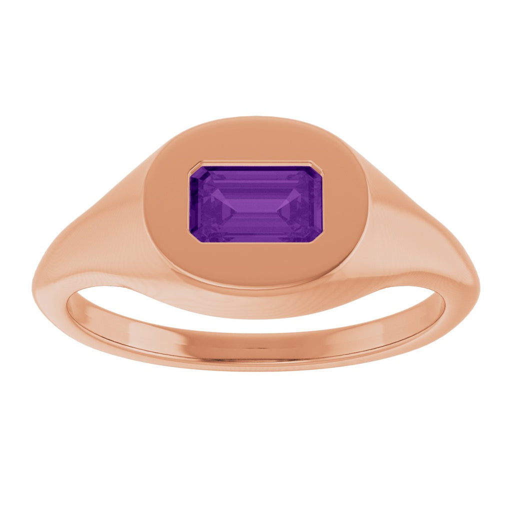 Solitaire Gemstone Ring
