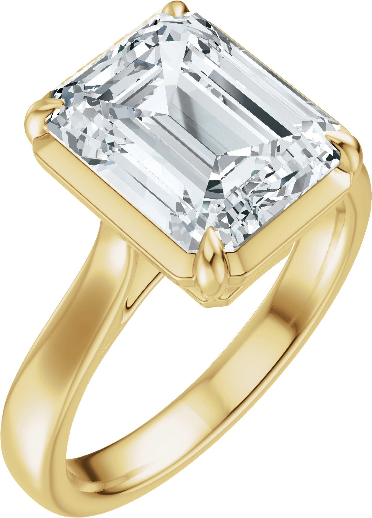 Solitaire Lab-Grown Diamond Engagement Ring
