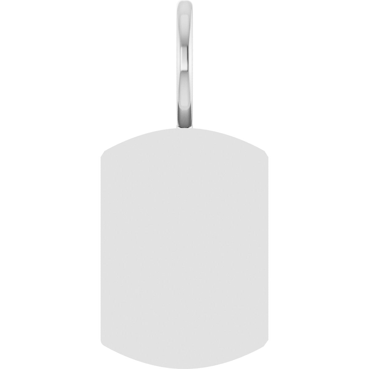 Engravable Dog Tag Pendant