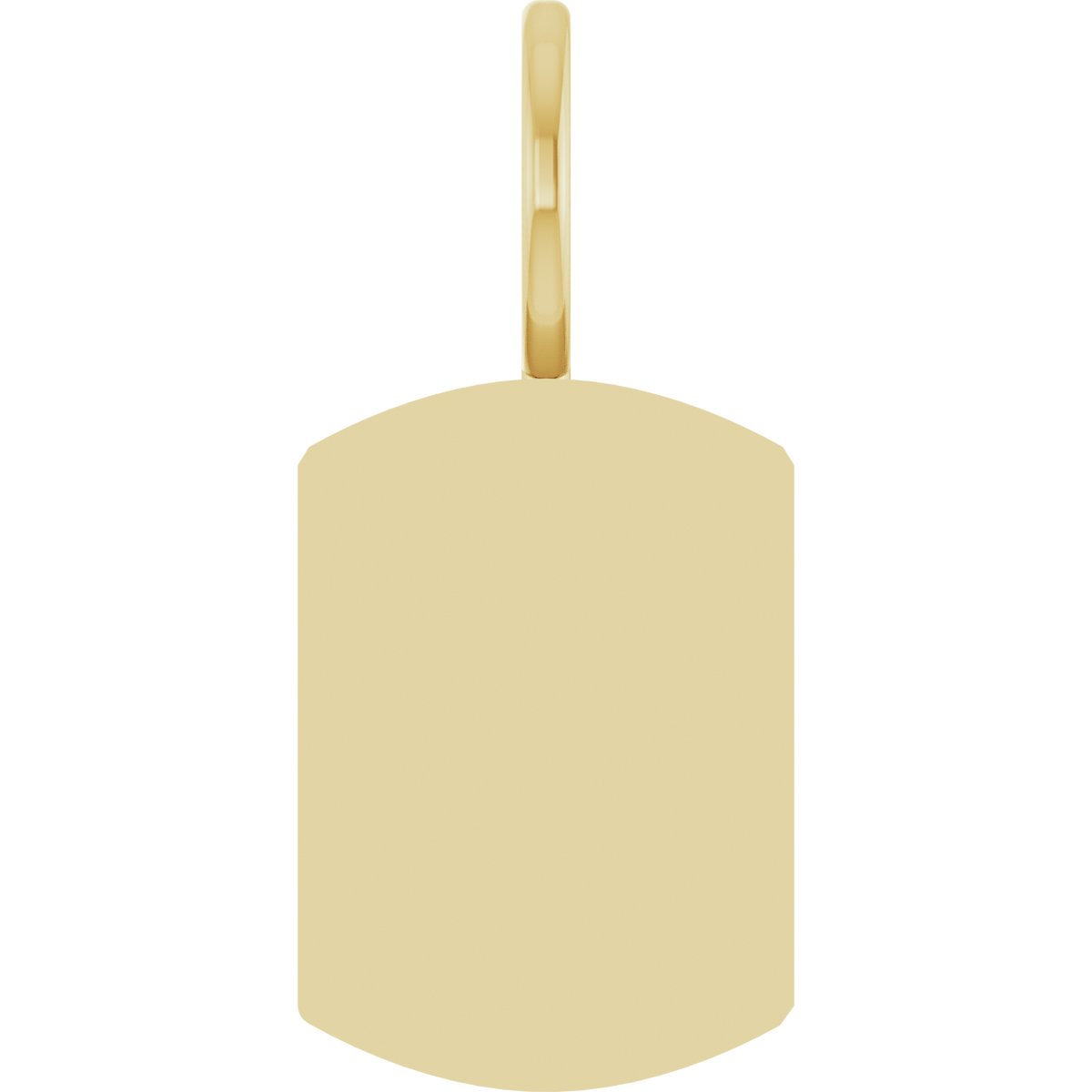 Engravable Dog Tag Pendant
