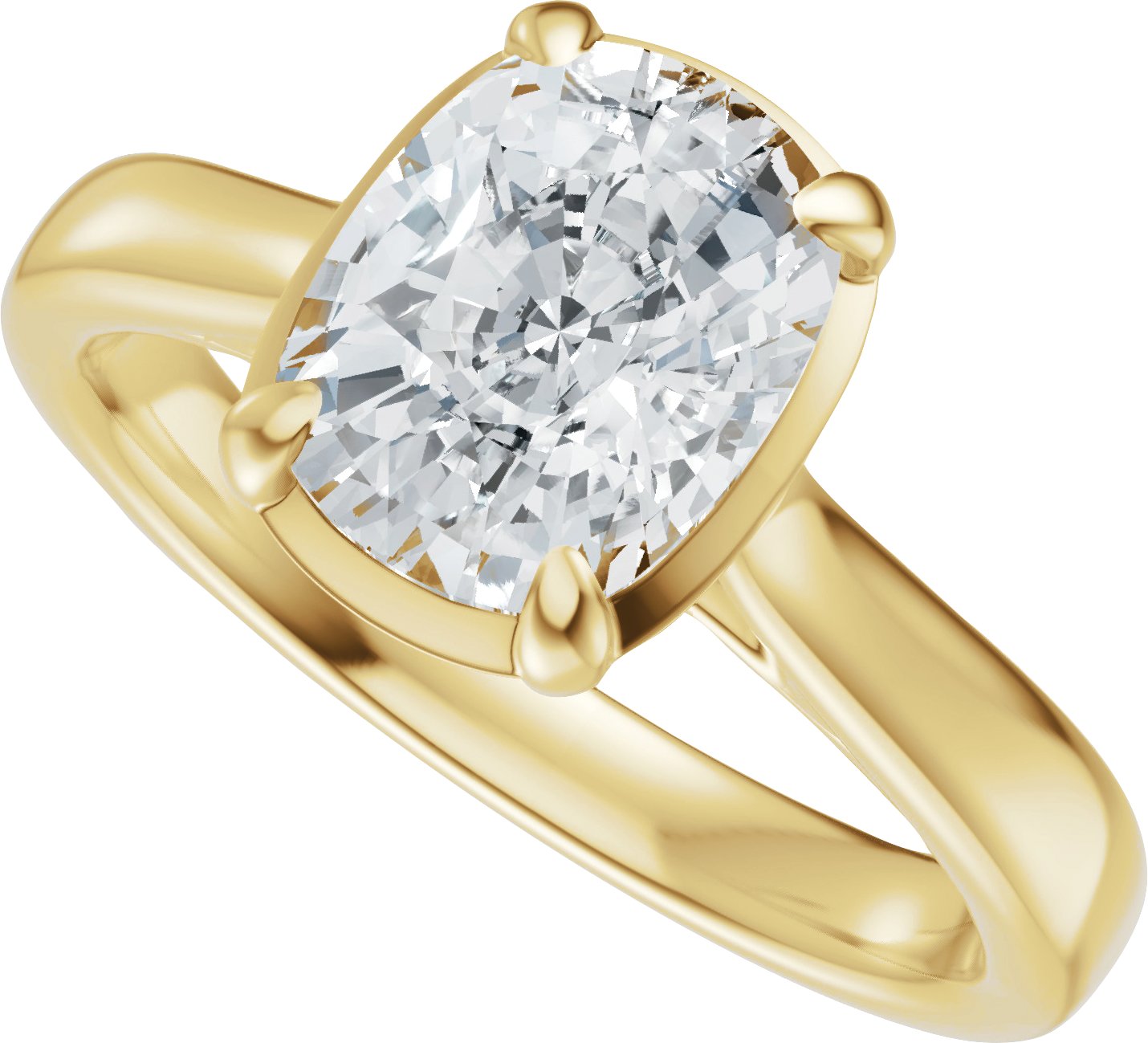 Solitaire Lab-Grown Diamond Engagement Ring