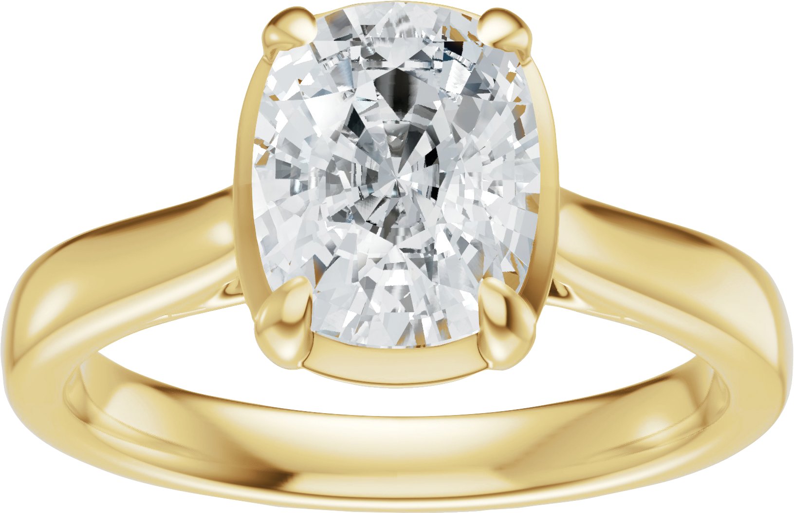 Solitaire Lab-Grown Diamond Engagement Ring