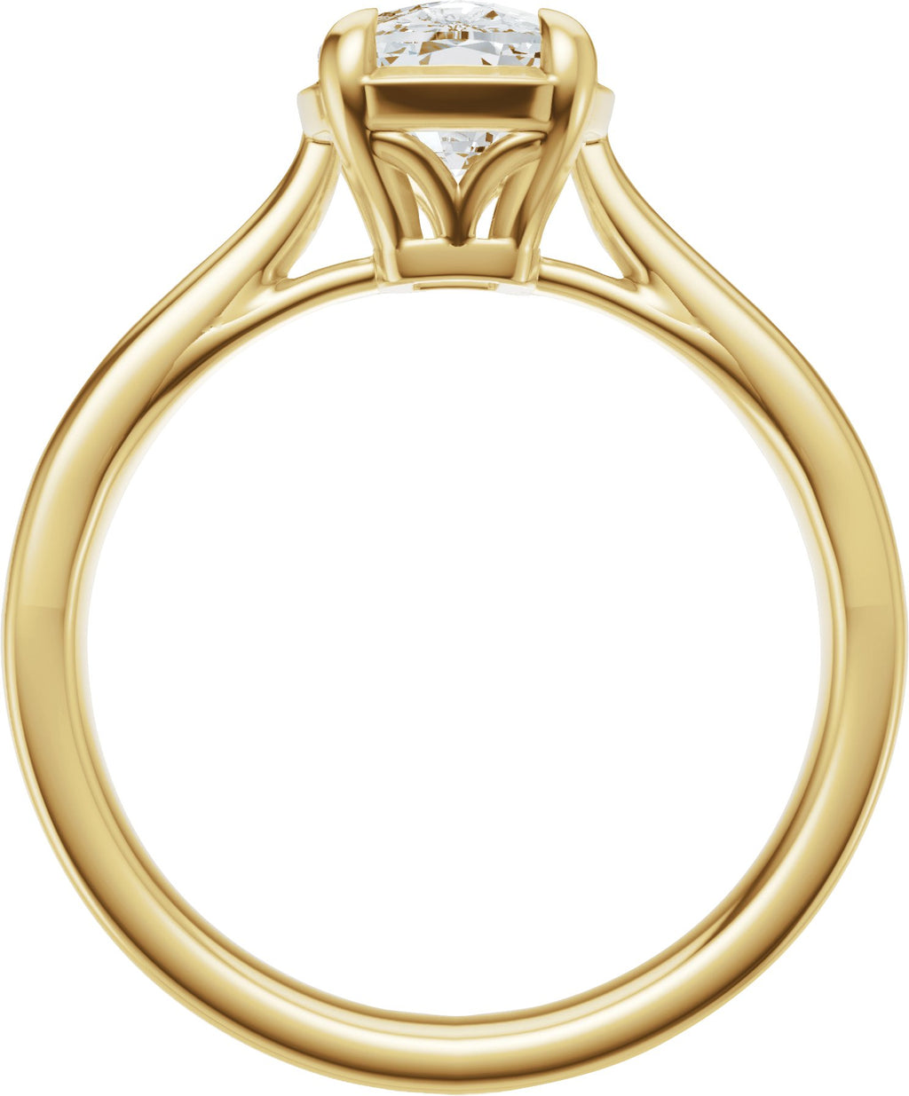 Solitaire Lab-Grown Diamond Engagement Ring