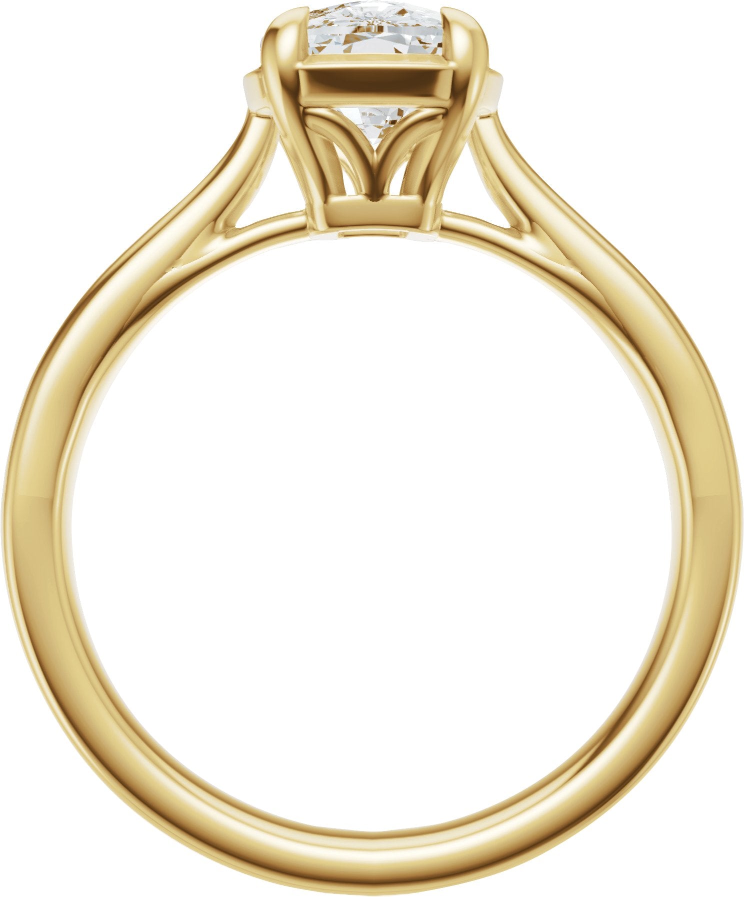 Solitaire Lab-Grown Diamond Engagement Ring