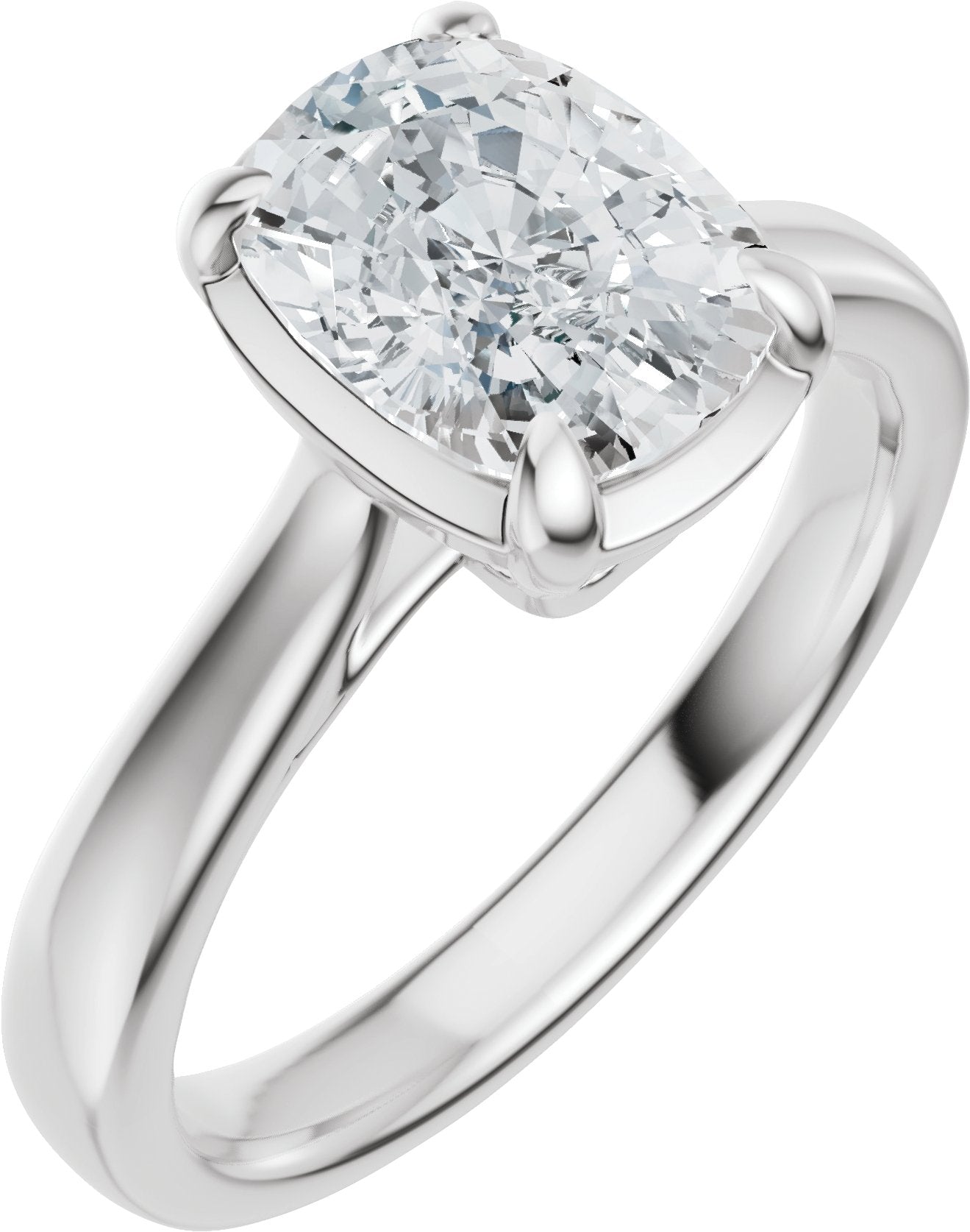 Solitaire Lab-Grown Diamond Engagement Ring