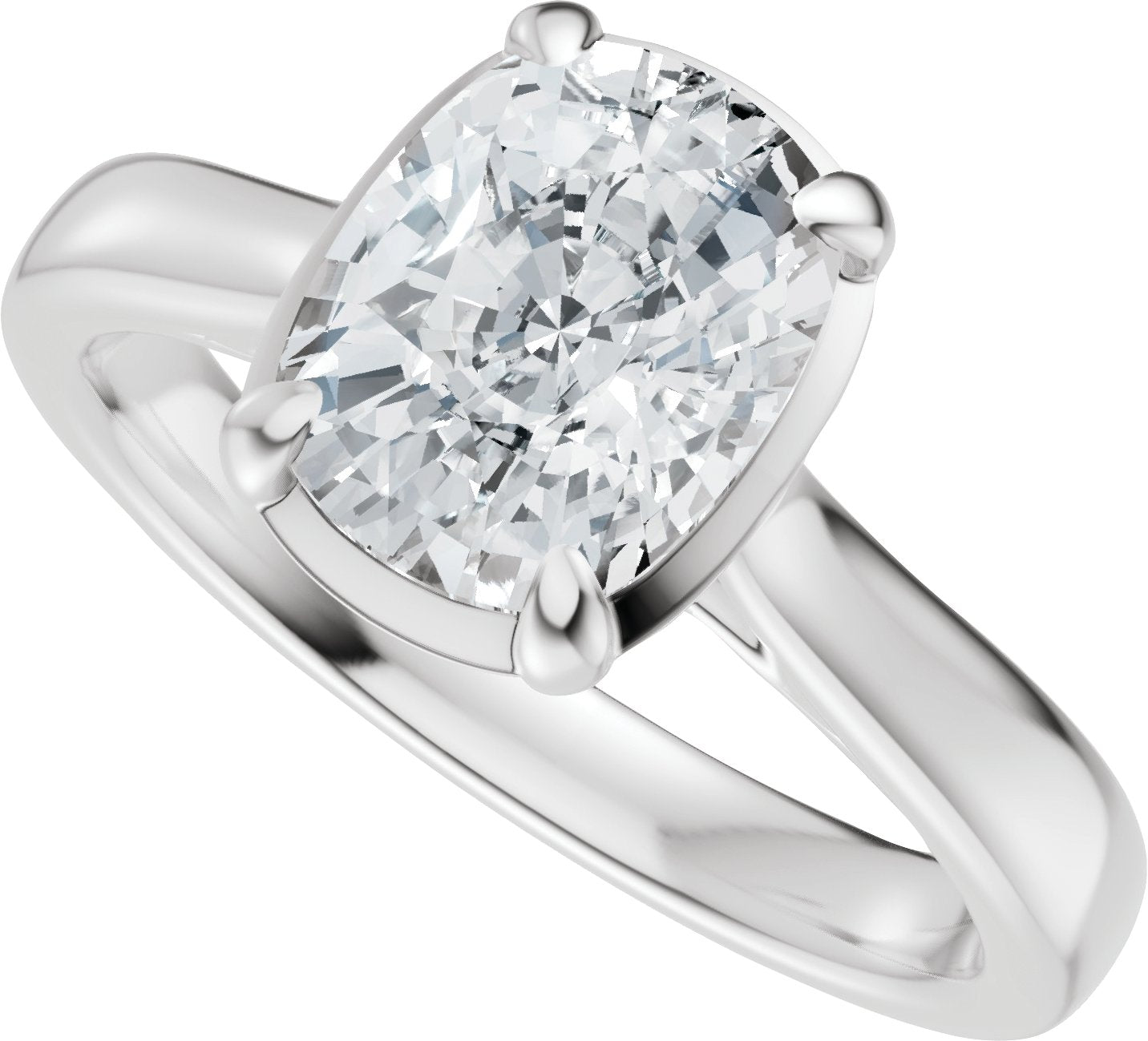 Solitaire Lab-Grown Diamond Engagement Ring