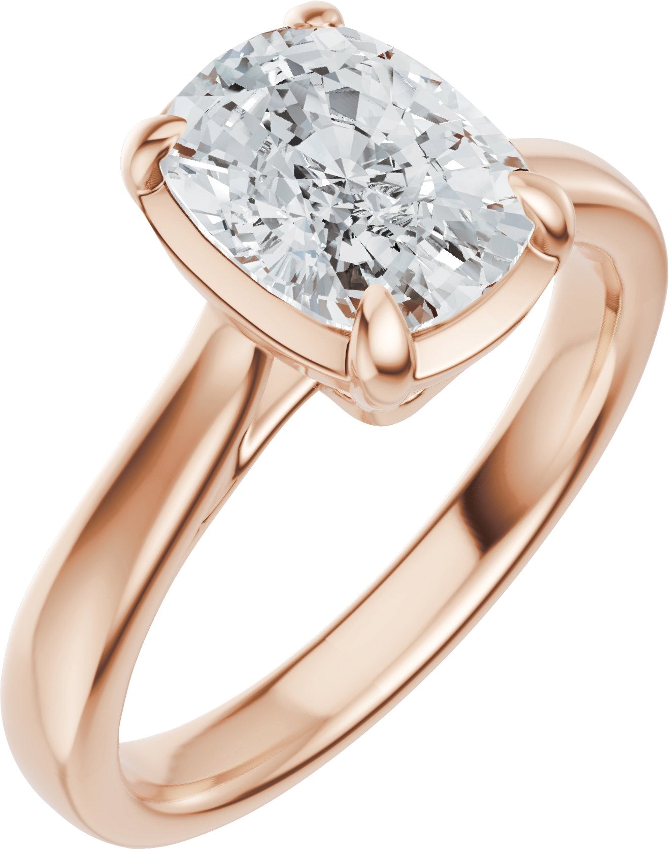 Solitaire Lab-Grown Diamond Engagement Ring