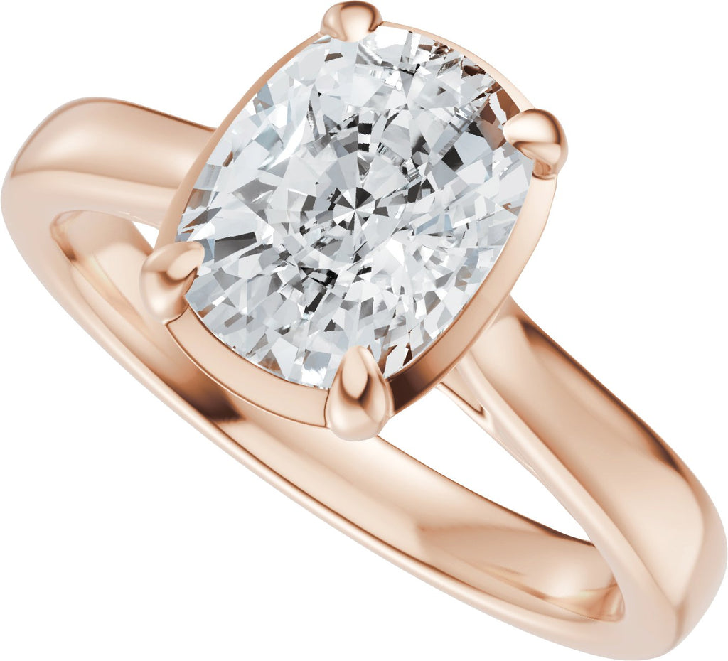 Solitaire Lab-Grown Diamond Engagement Ring