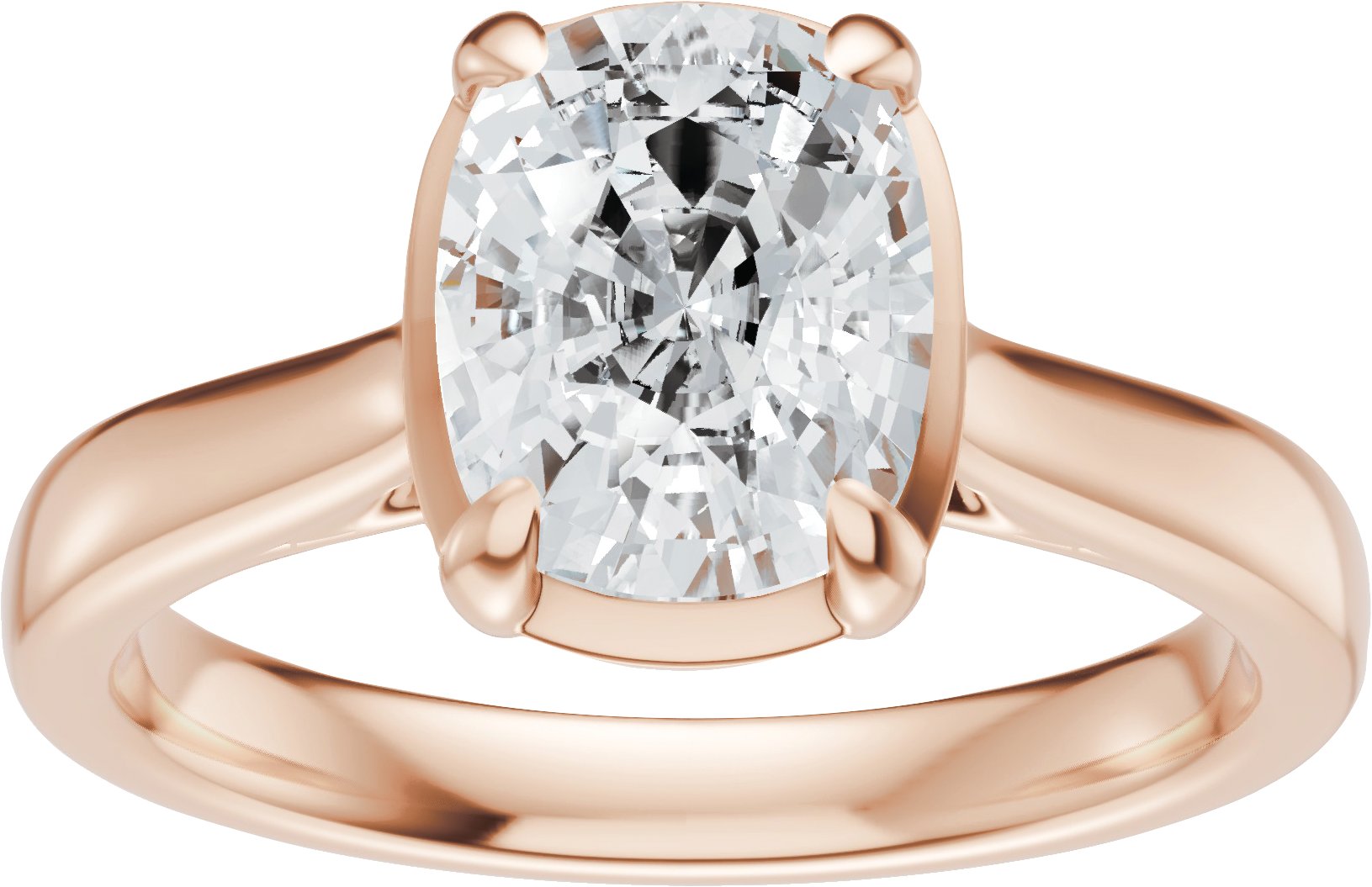 Solitaire Lab-Grown Diamond Engagement Ring