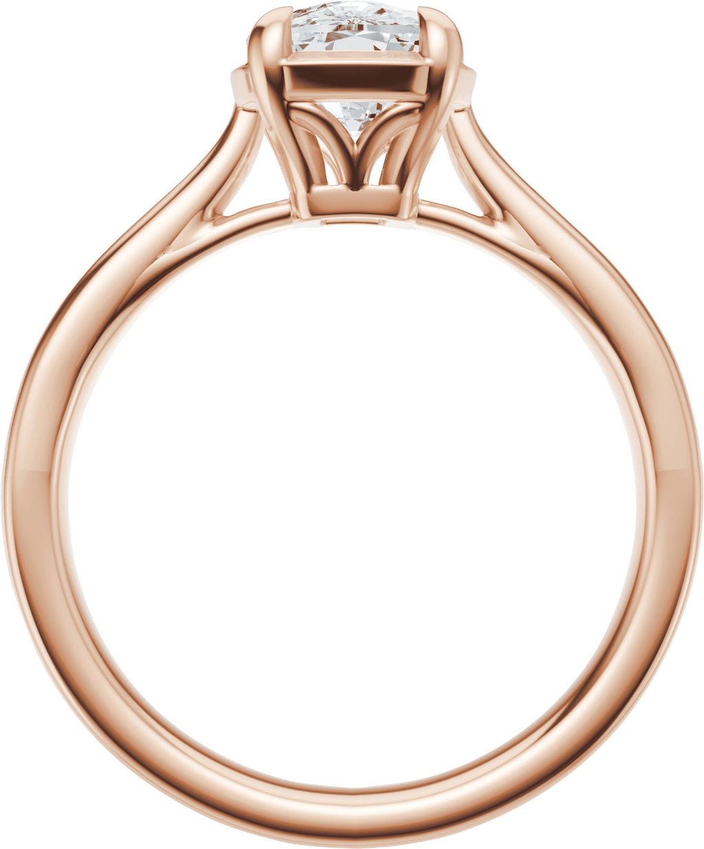 Solitaire Lab-Grown Diamond Engagement Ring