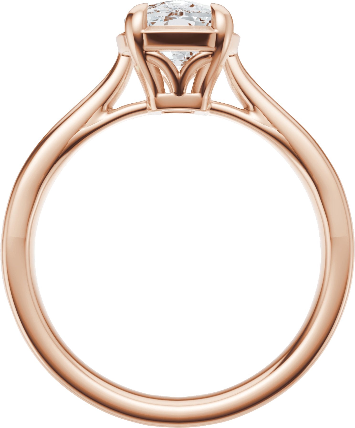 Solitaire Lab-Grown Diamond Engagement Ring