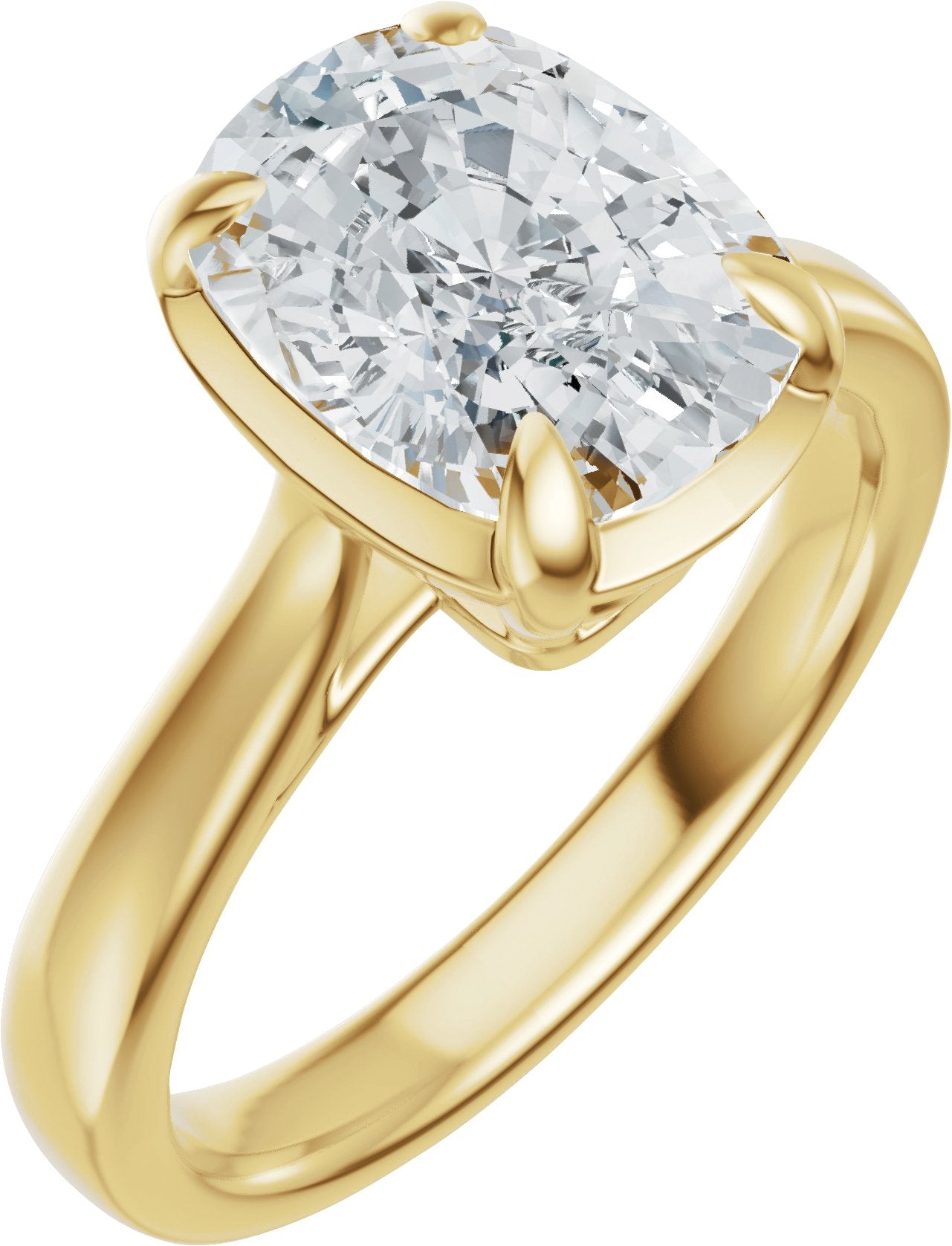 Solitaire Lab-Grown Diamond Engagement Ring