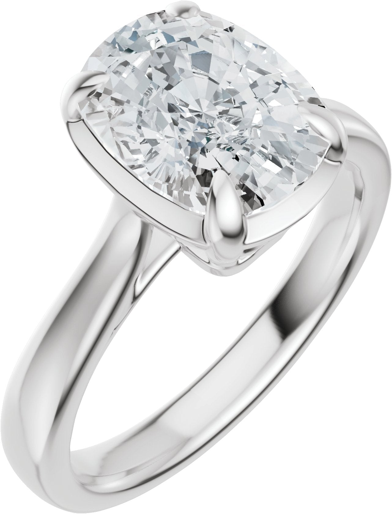 Solitaire Lab-Grown Diamond Engagement Ring