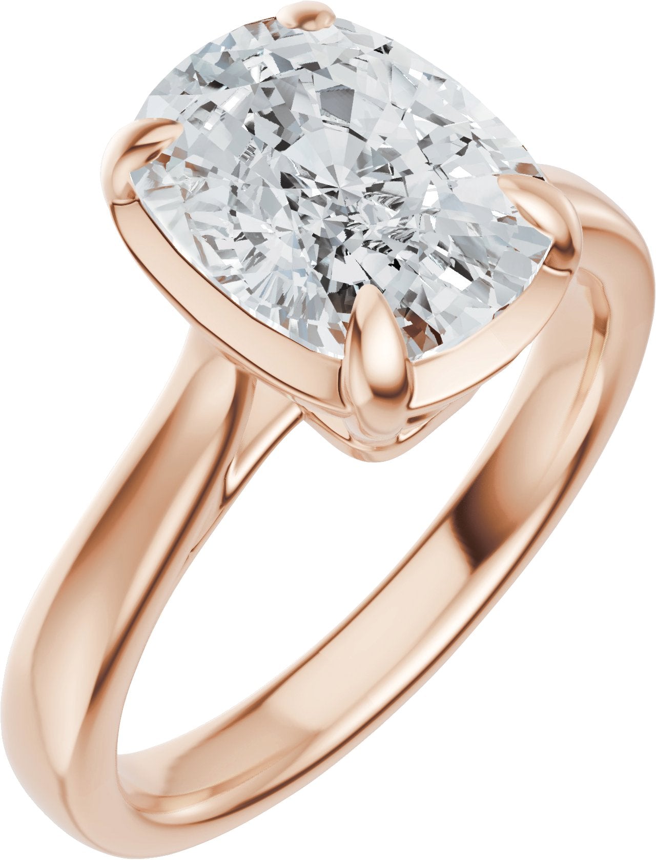 Solitaire Lab-Grown Diamond Engagement Ring