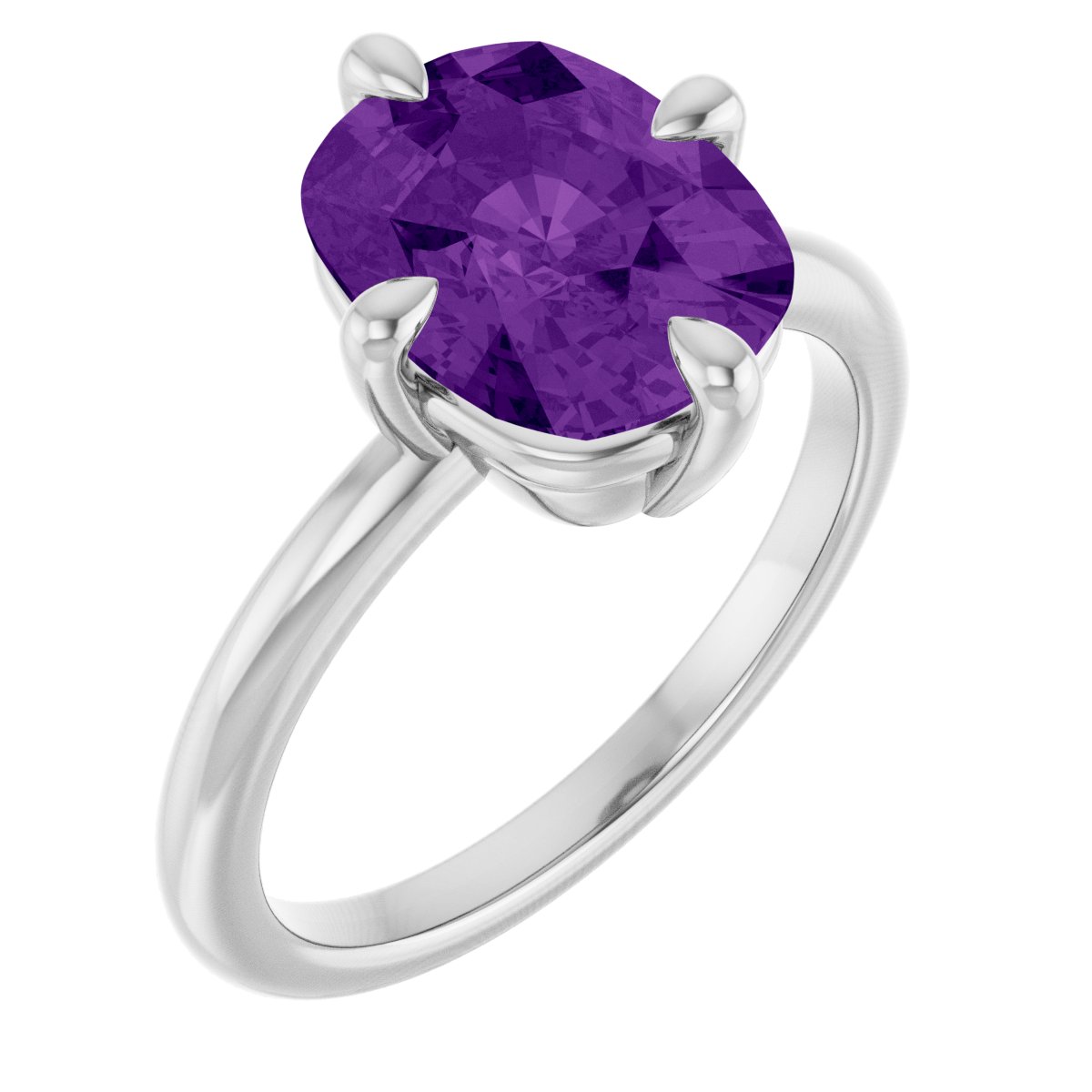 Solitaire Gemstone Ring