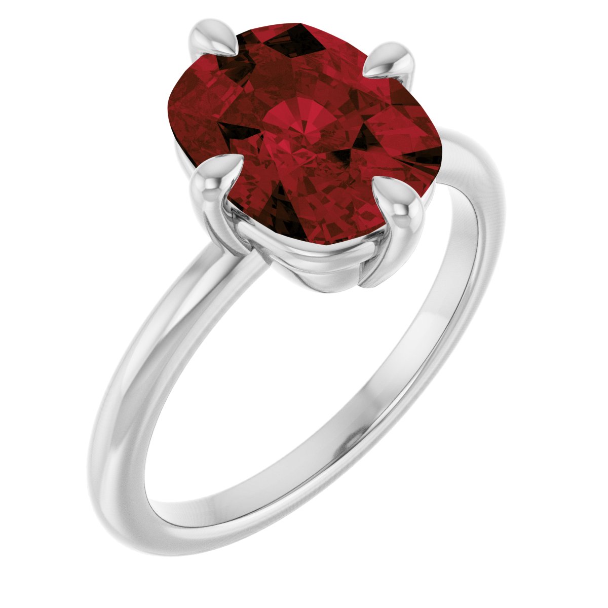 Solitaire Gemstone Ring