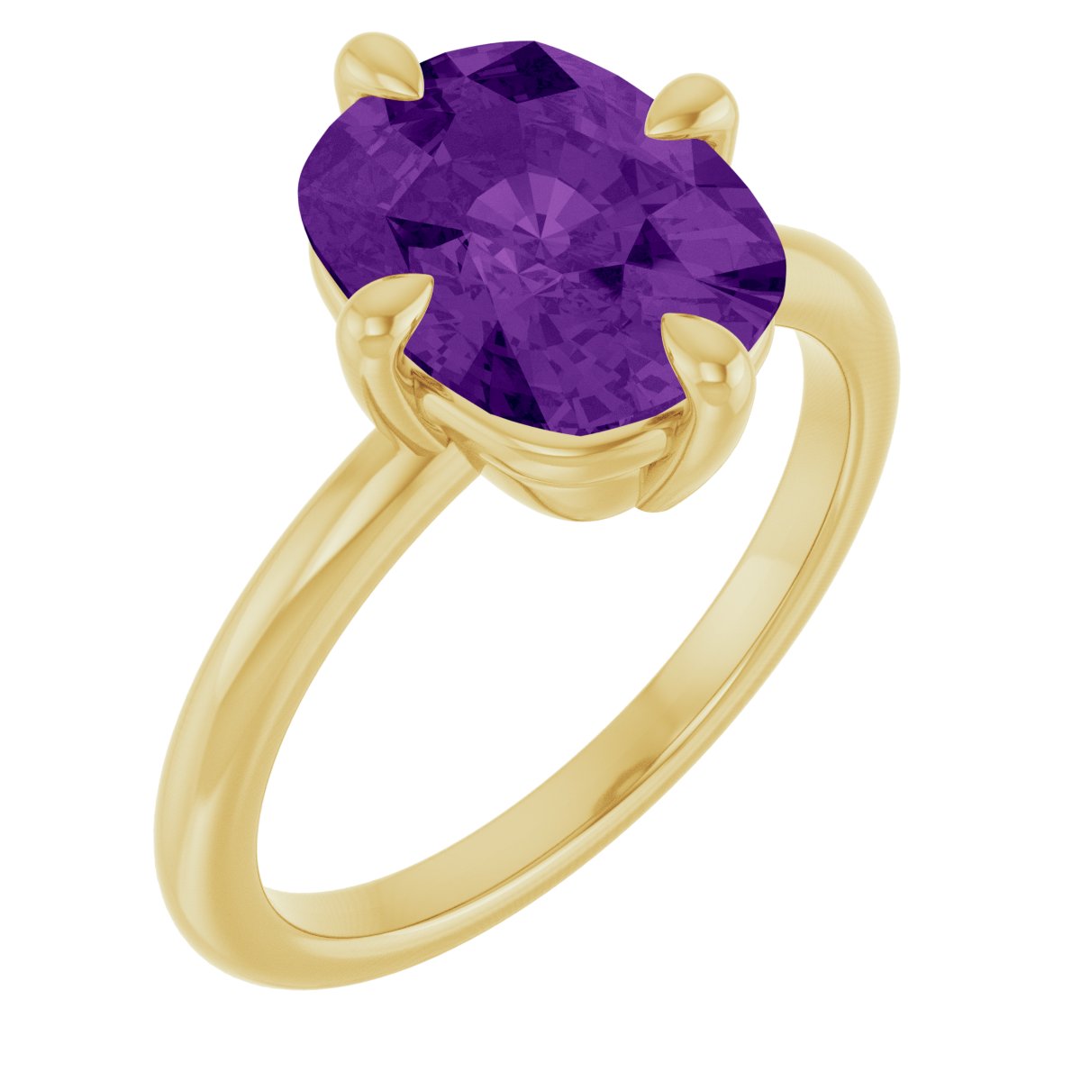 Solitaire Gemstone Ring