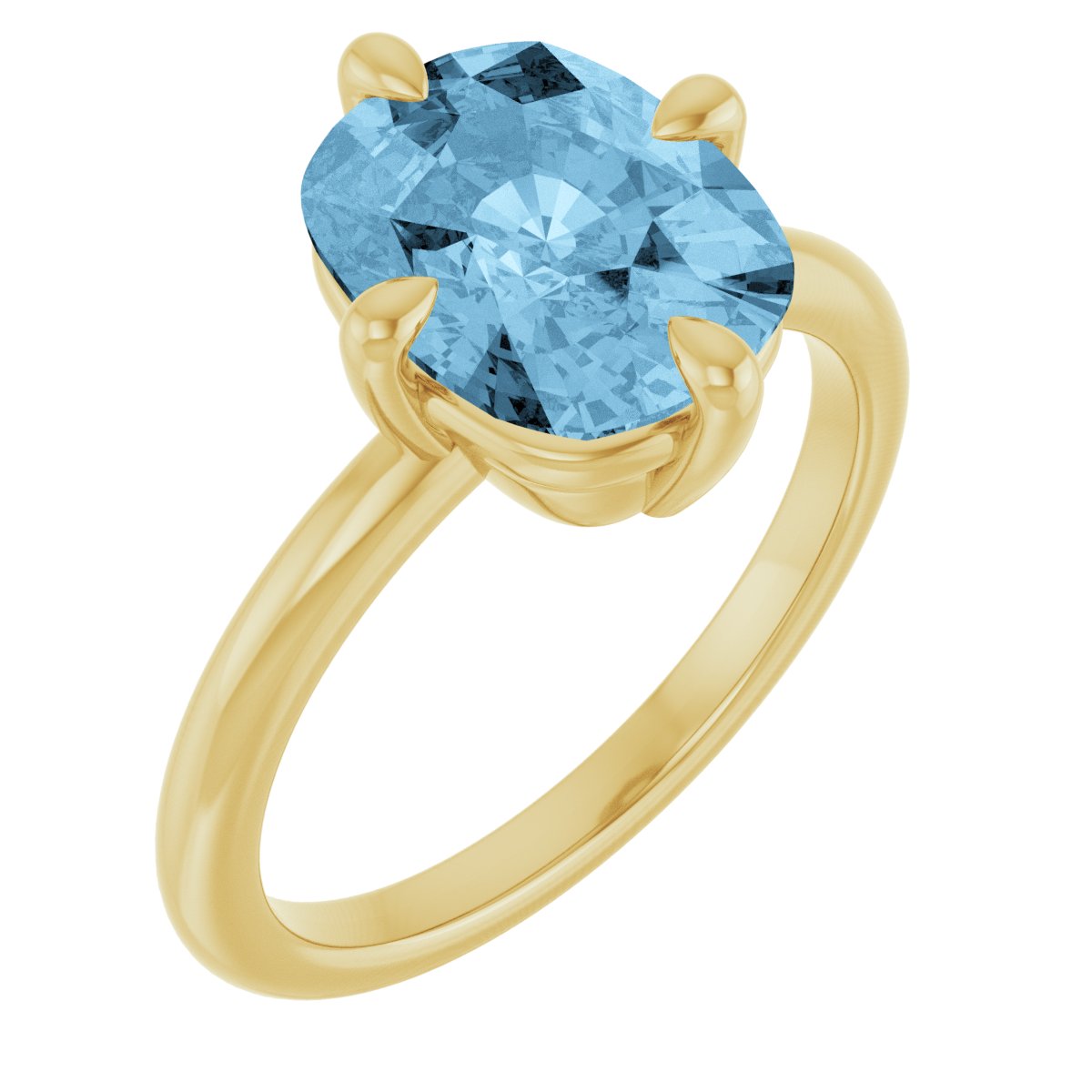 Solitaire Gemstone Ring