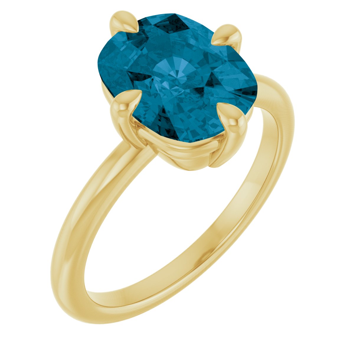 Solitaire Gemstone Ring